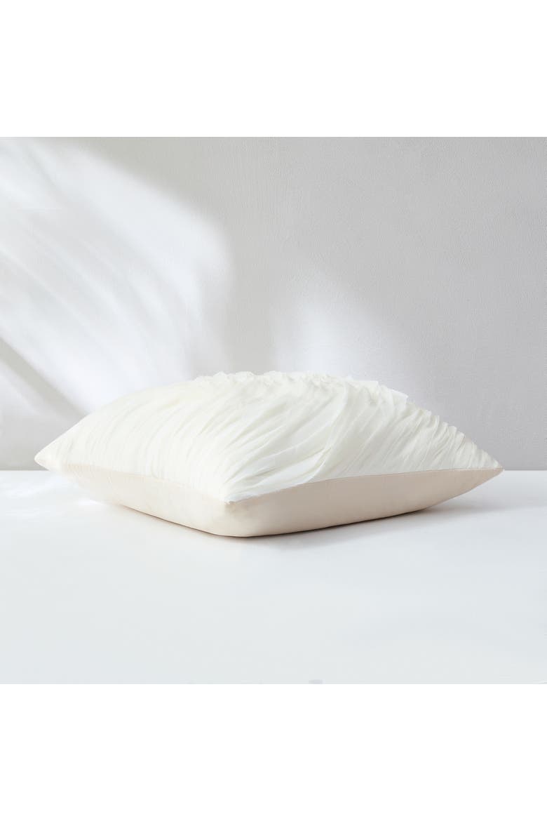 Veils Pillow Cover, Alternate, color, Cream