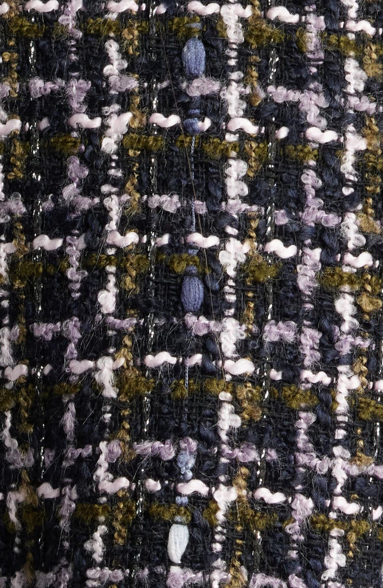 BOSS Orange Jawedi Metallic Tweed Jacket, Alternate, color, Black Multi