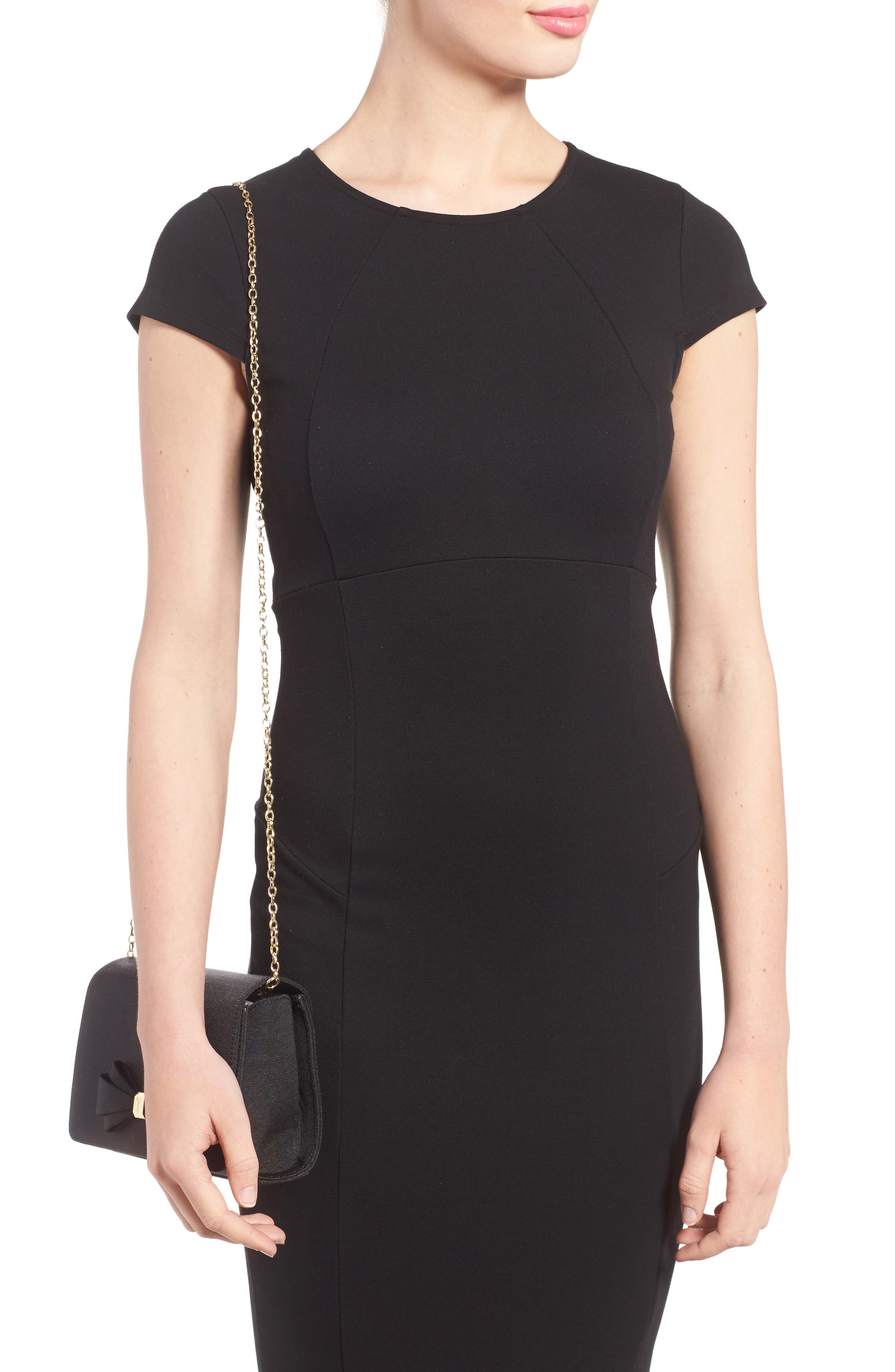 Ted Baker London Grosgrain Clutch, Alternate, color, 