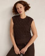 Haven Well Within Organic Cotton Chain Pointelle Sweater Vest
