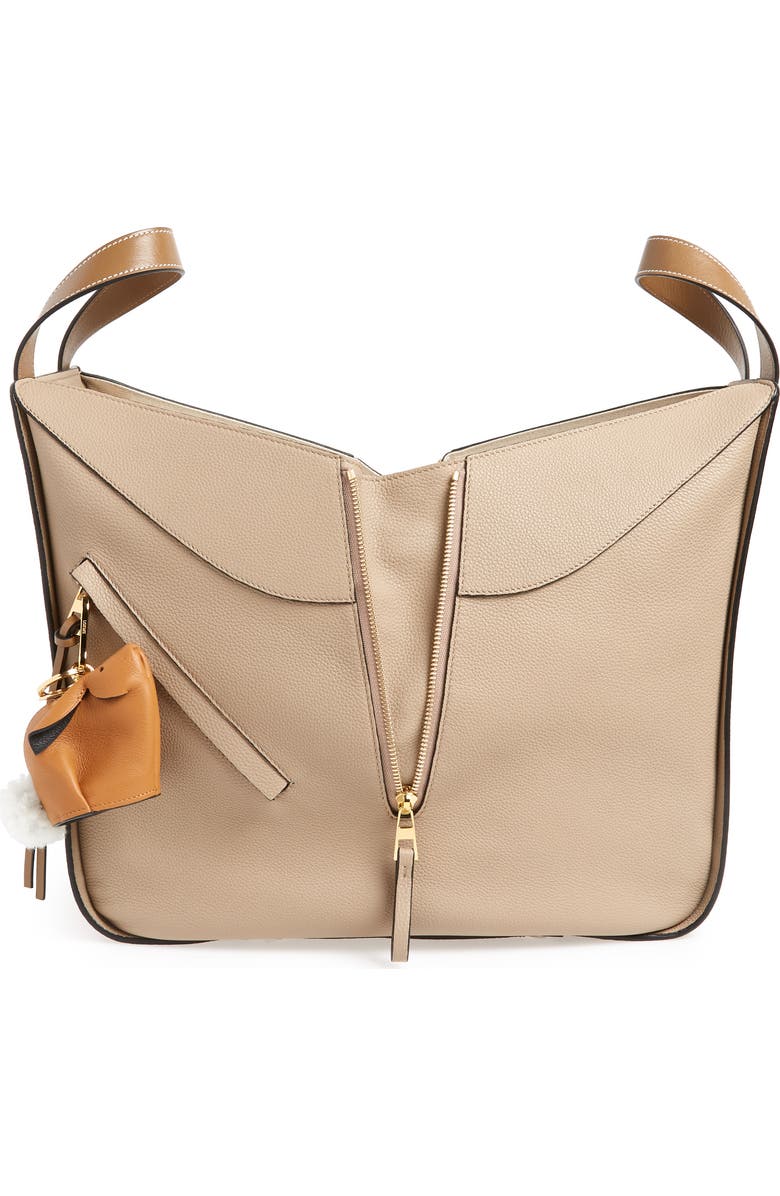 Loewe Bunny Bag Charm with Genuine Shearling, Alternate, color,