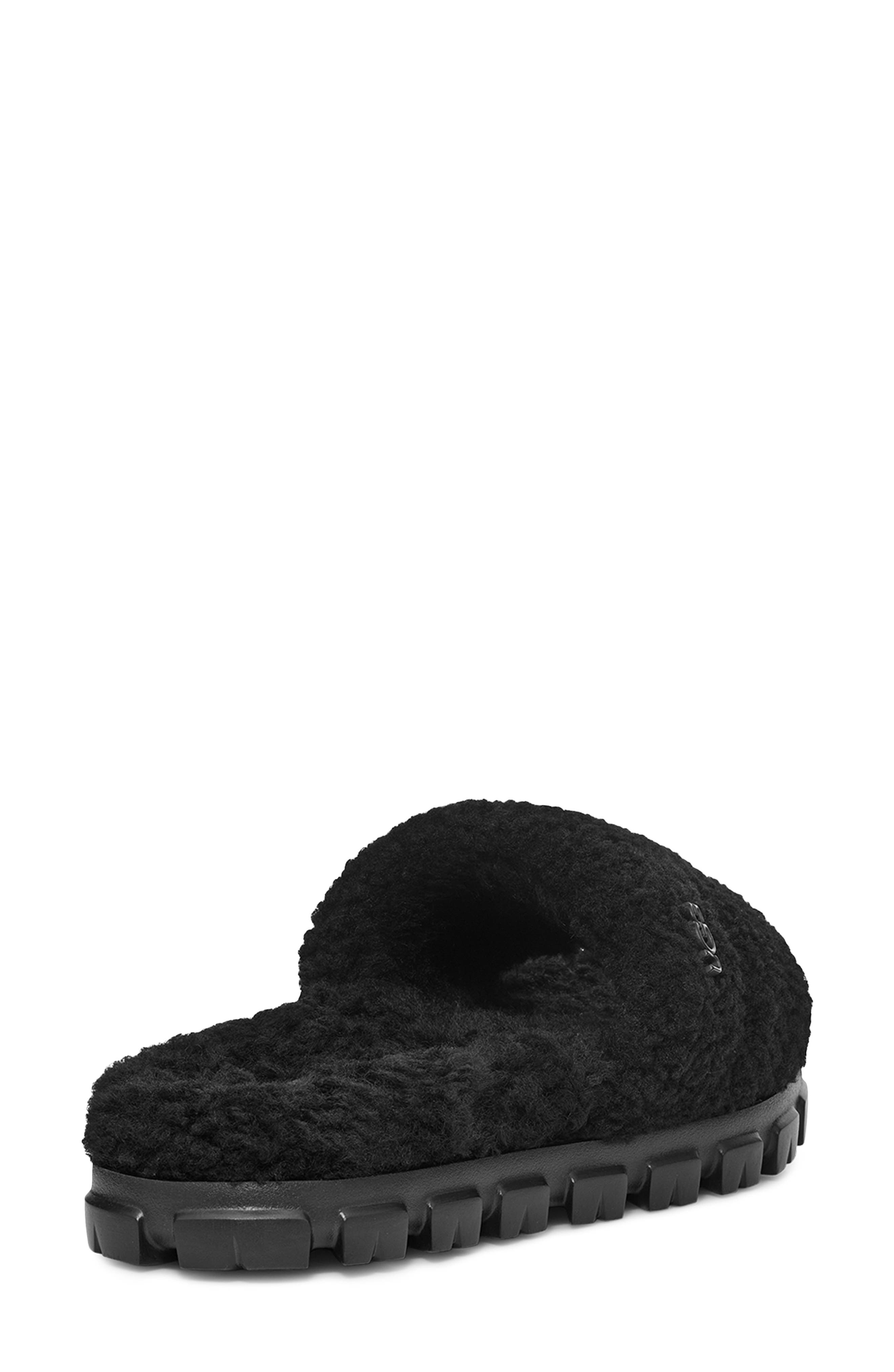 UGG<sup>®</sup> Cozetta Curly Genuine Shearling Slide Slipper, Alternate, color, 