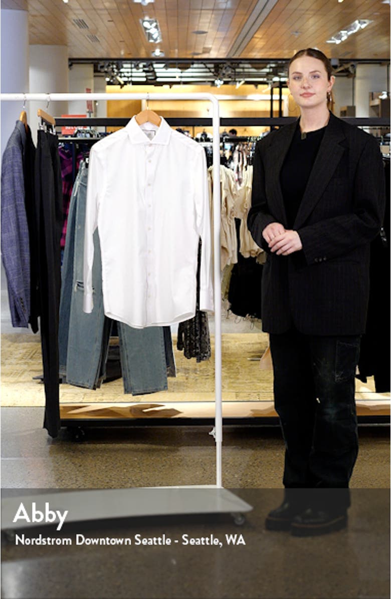 Slim Fit Non-Iron Solid Twill Dress Shirt, sales video thumbnail