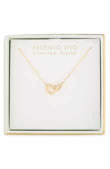 Rope Interlocking Heart Necklace