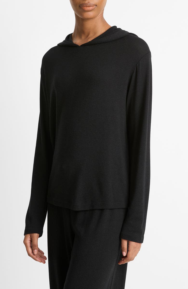 Vince Lounge Hoodie, Main, color, Black
