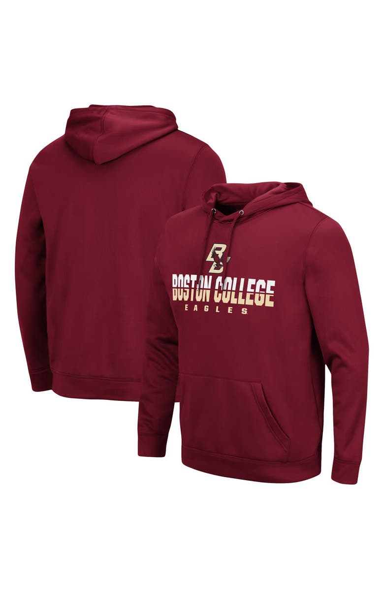 COLOSSEUM Men's Colosseum Maroon Boston College Eagles Lantern Pullover Hoodie, Main, color, Maroon
