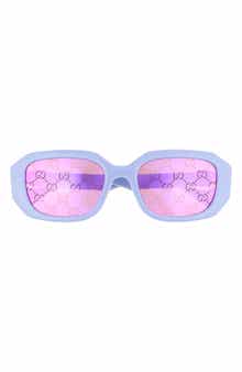 Gucci 54mm Rectangular Sunglasses
