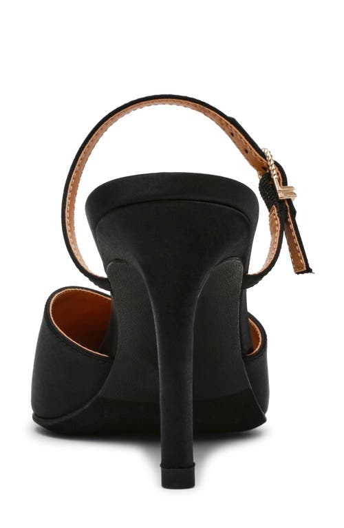 Dolce Vita Dv By Elegant Mule Pump In Black Satin