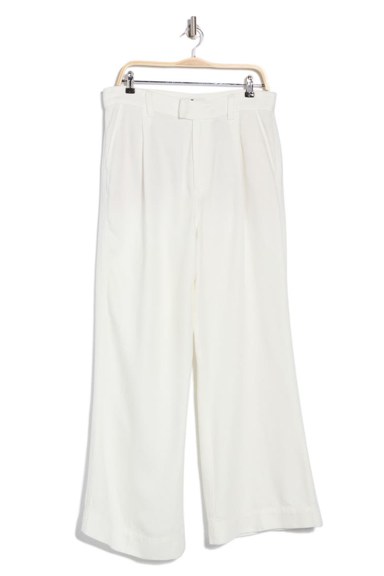 Pleated Wide Leg Trousers, Alternate, color, VESPER