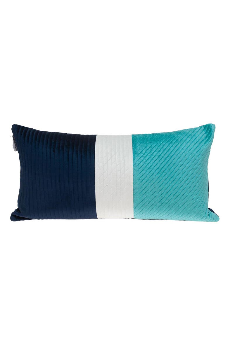 PARKLAND COLLECTION Hiro Throw Pillow, Main, color, Navy