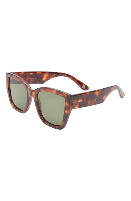 Aire Haedus 53mm Gradient Square Sunglasses In Green