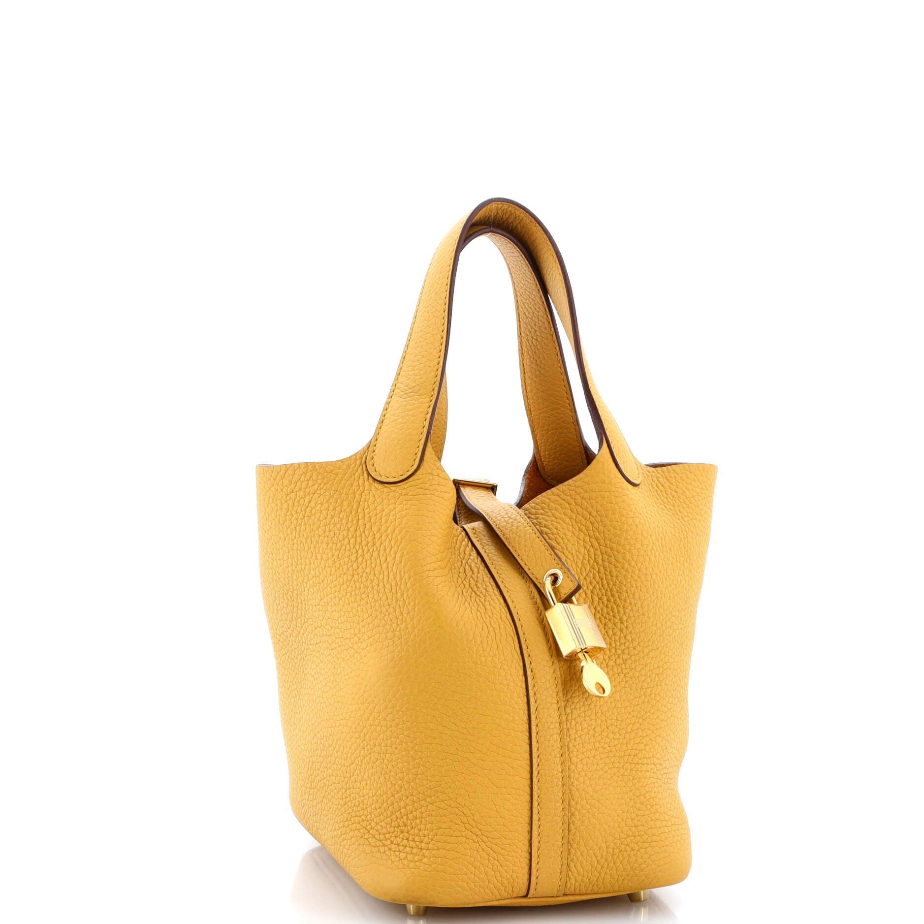 Pre-Owned Hermes Picotin Lock Bag Clemence PM, Alternate, color, 