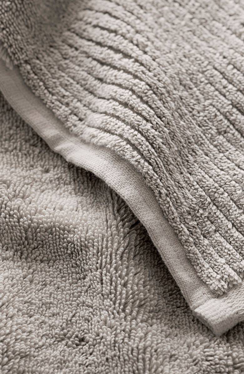 Boll & Branch Set of 2 Ultraplush Organic Cotton Hand Towels, Alternate, color, Pewter