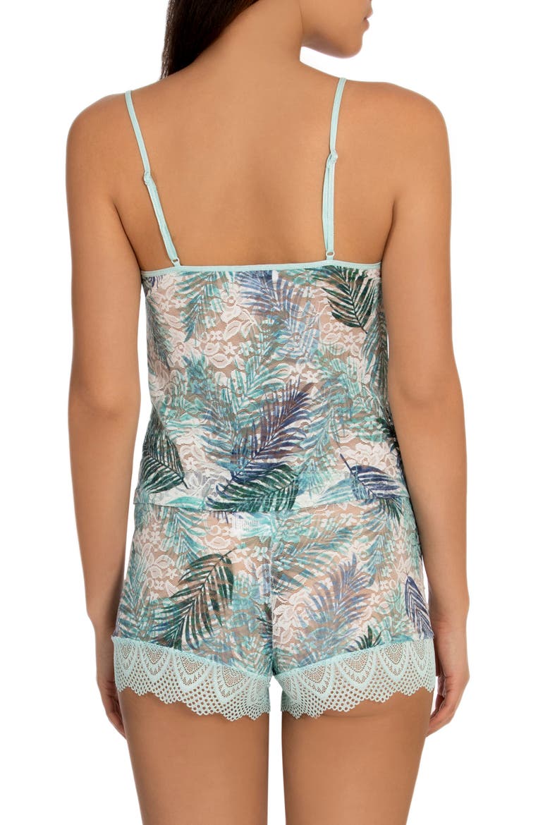 Act Naturally Camisole & Shorts Pajamas, Alternate, color, AQUA