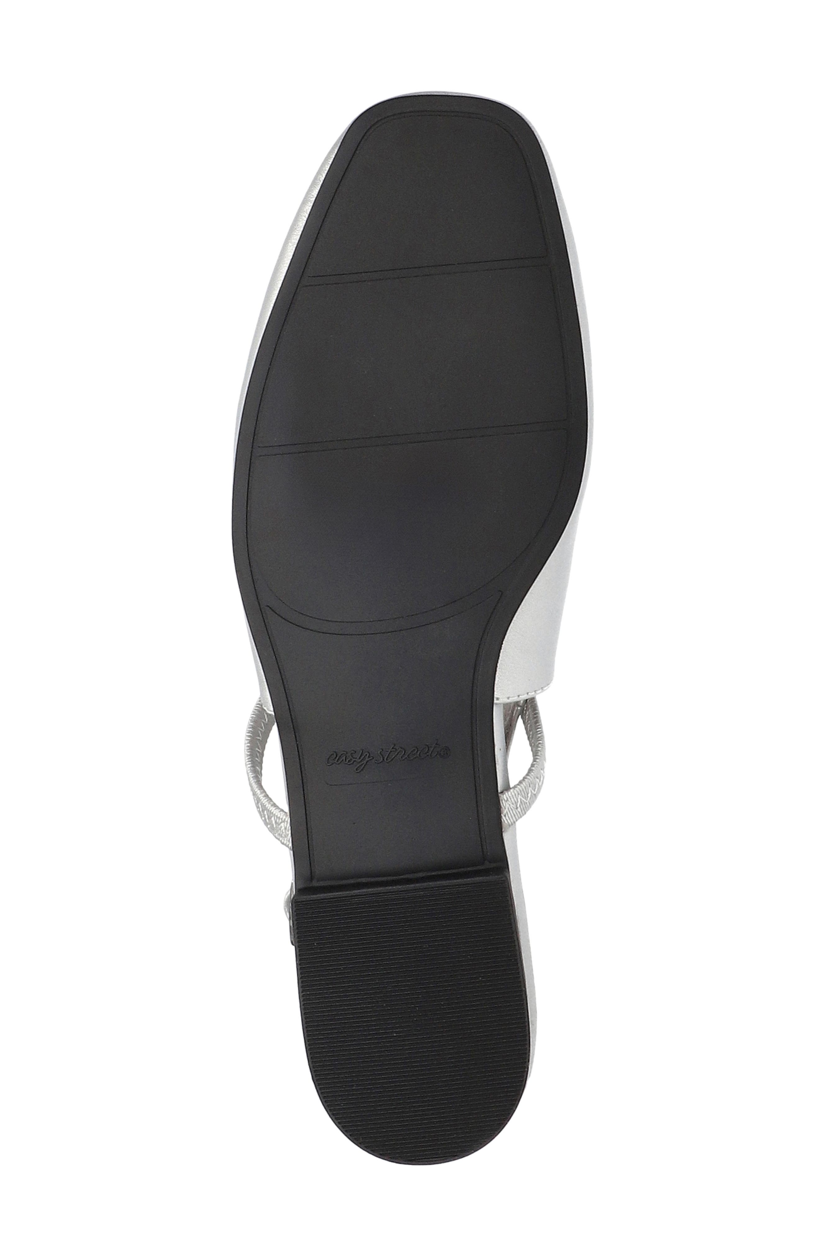 Blake Slingback Flat, Alternate, color, SILVER
