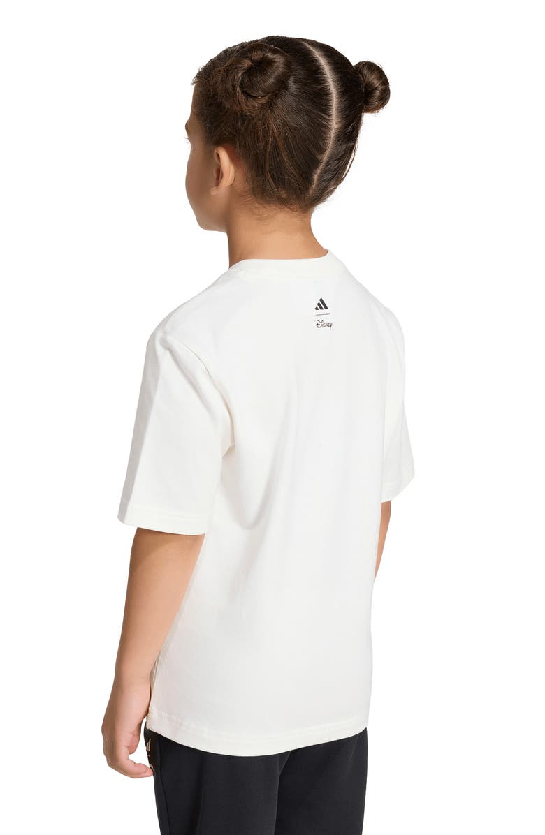 adidas Originals x Disney Kids' Mickey Mouse Graphic T-Shirt, Alternate, color, Off White/ Black