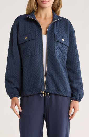 Nanette Lepore Play Quilted Knit Jacket