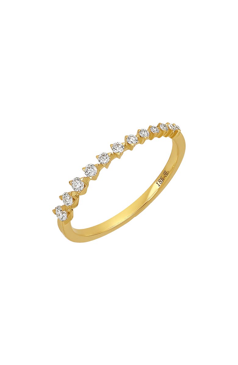 Bony Levy Liora 18K Yellow Gold Diamond Stackable Ring, Main, color, 