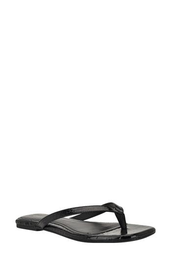 Calvin Klein Stelea Flip Flop In Black