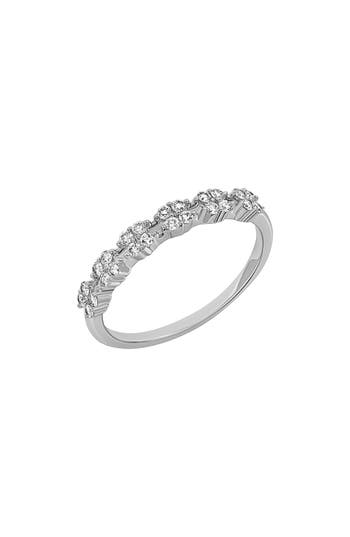 Bony Levy Audrey Diamond Stacking Ring In Brown