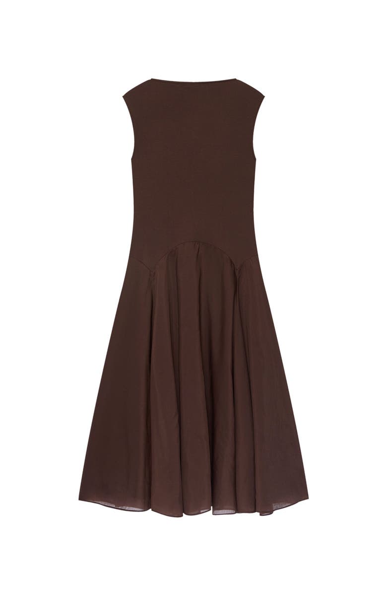 MINT VELVET Sleeveless Midi Dress, Alternate, color, Brown