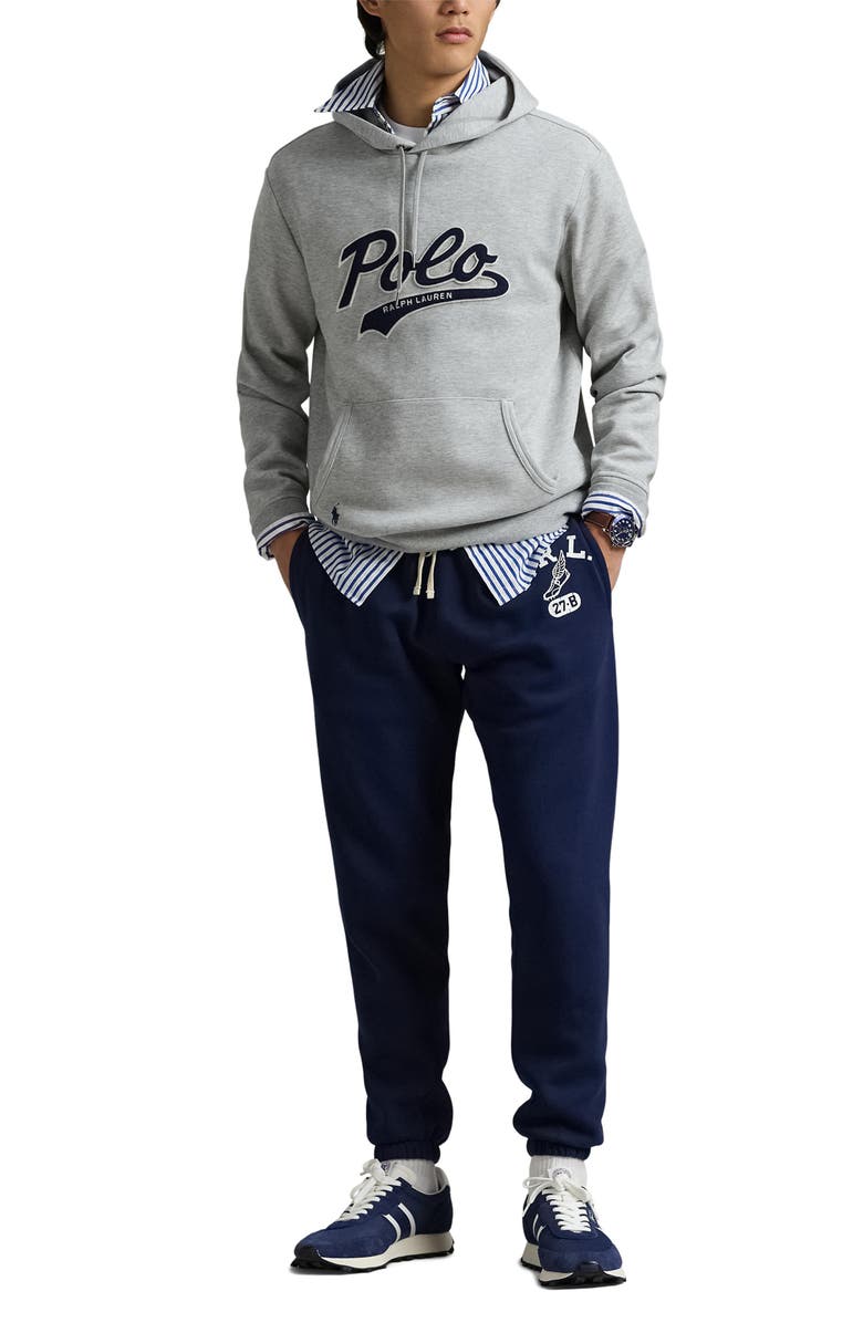 Polo Ralph Lauren Logo Appliqué Hoodie, Alternate, color, 
