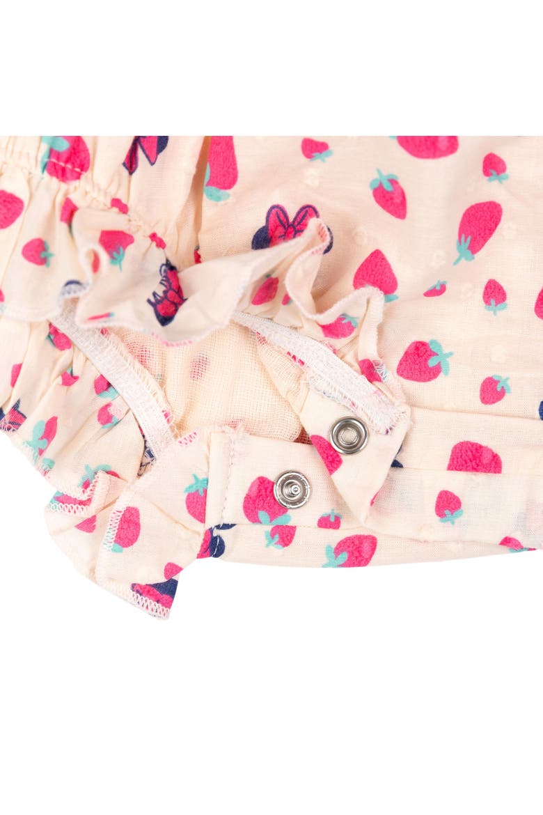Minnie Mouse Sleeveless Bubble Romper, Alternate, color, Peach Minnie Mouse