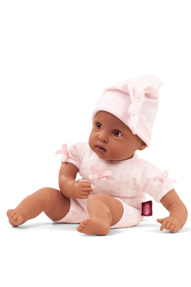 Muffin To Dress Baby Cutie, 13 Inch African American Doll, Pink Outfit Toy, Main, color, Multicolored