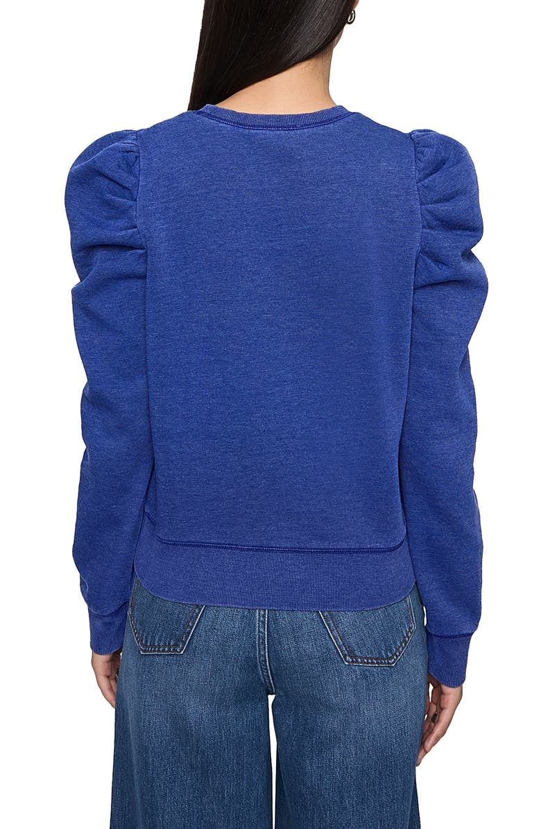 Rebecca Minkoff Janine Puff Sleeve Sweatshirt, Alternate, color, Twilight
