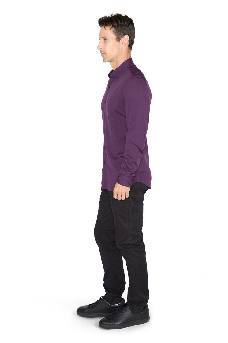 Shawn Merino Shirt, Alternate, color, Plum