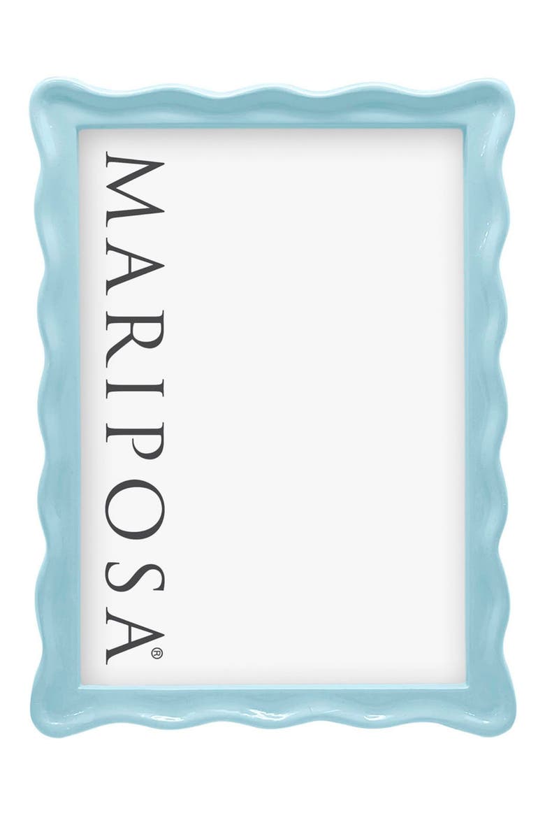 Wavy Picture Frame, Main, color, BLUE
