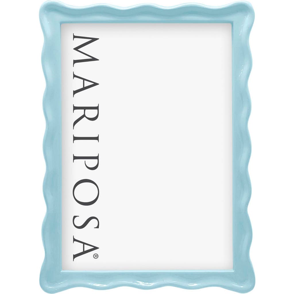 Mariposa Wavy Picture Frame In Blue