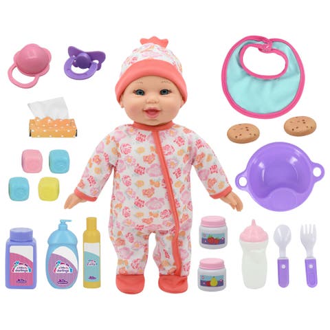 Bouncing Baby Playset 12" Doll, 10 Pc, 2+