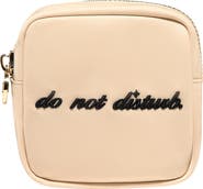Stoney Clover Lane Mini Do Not Disturb Embroidered Pouch