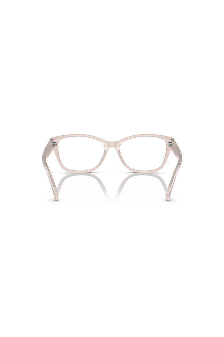 55mm Rectangle optical glasses, Alternate, color, Pink