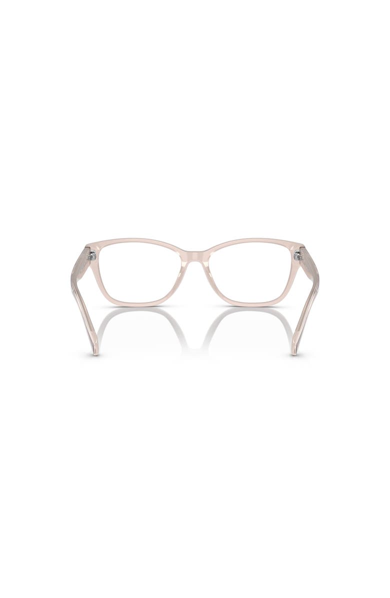 RALPH 55mm Rectangle optical glasses, Alternate, color, Pink