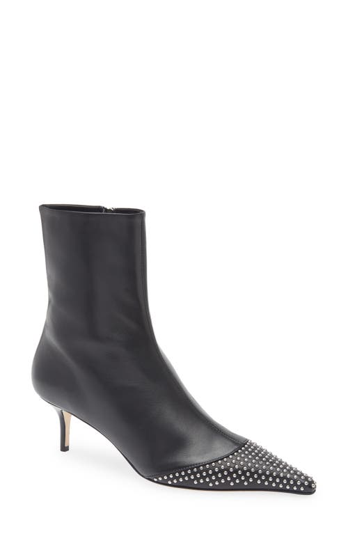 Aeyde Roe Mini Studs Heels Black In Black