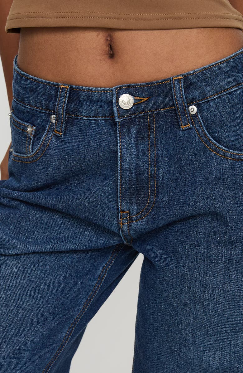 Princess Polly Everlong Wide Leg Jeans, Alternate, color, 