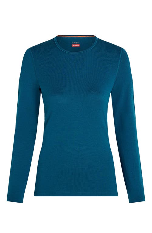 Icebreaker 260 Tech Long Sleeve Crewneck T-shirt In Blue
