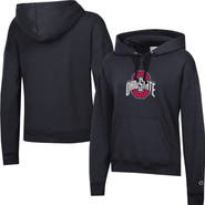 Champion Women's Champion Black Ohio State Buckeyes Powerblend Fleece Pullover Hoodie