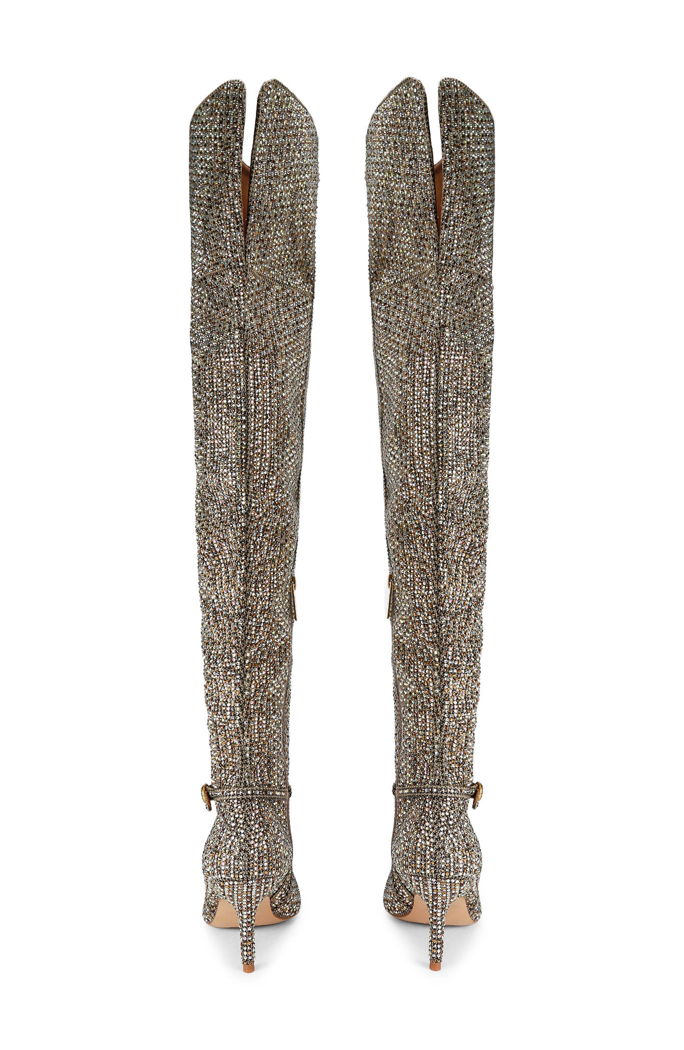 Kurt Geiger London Mayfair Over the Knee Boot, Alternate, color, Open Beige