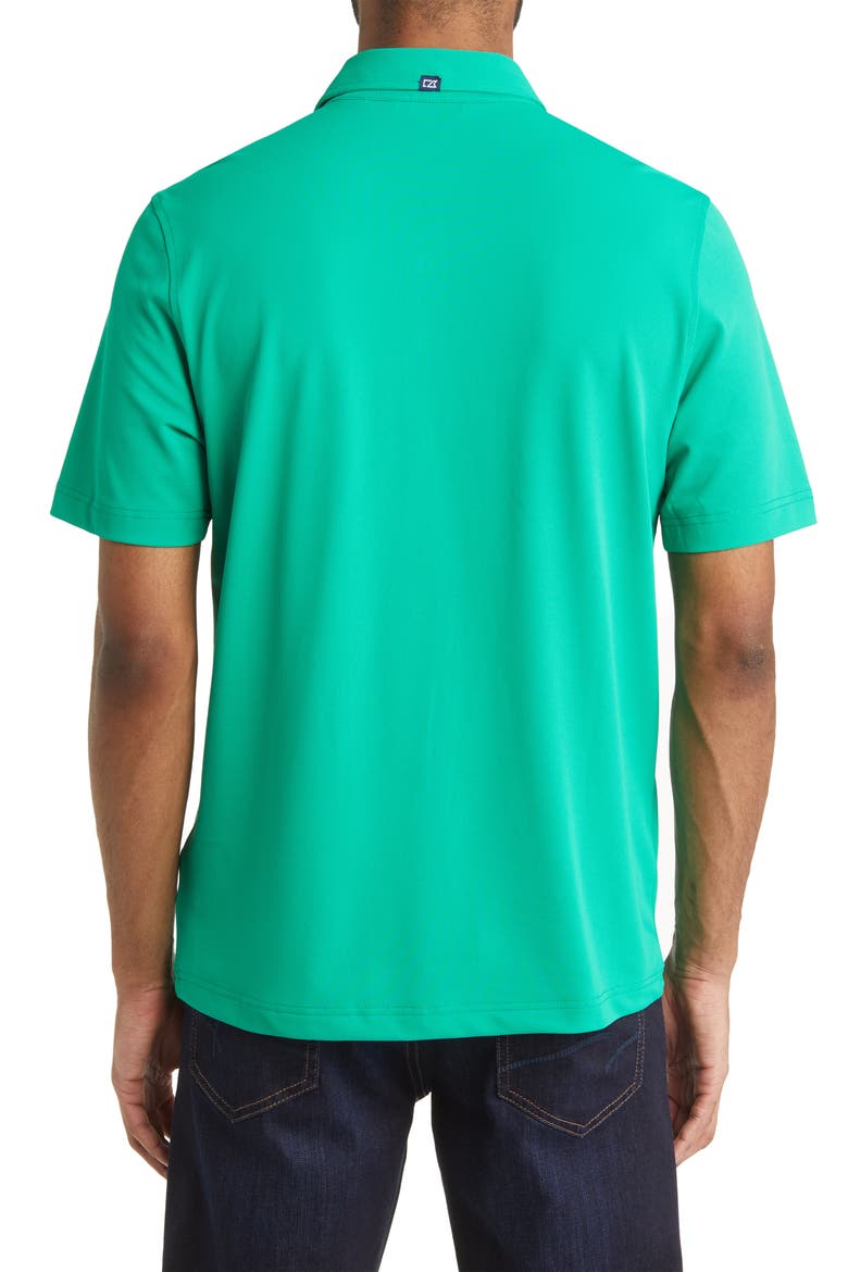 Virtue Piqué Recycled Blend Polo, Alternate, color, KELLY GREEN