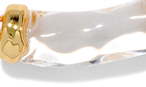 ALEXIS BITTAR ALEXIS BITTAR LIQUID LUCITE® PILLOW LINK NECKLACE 