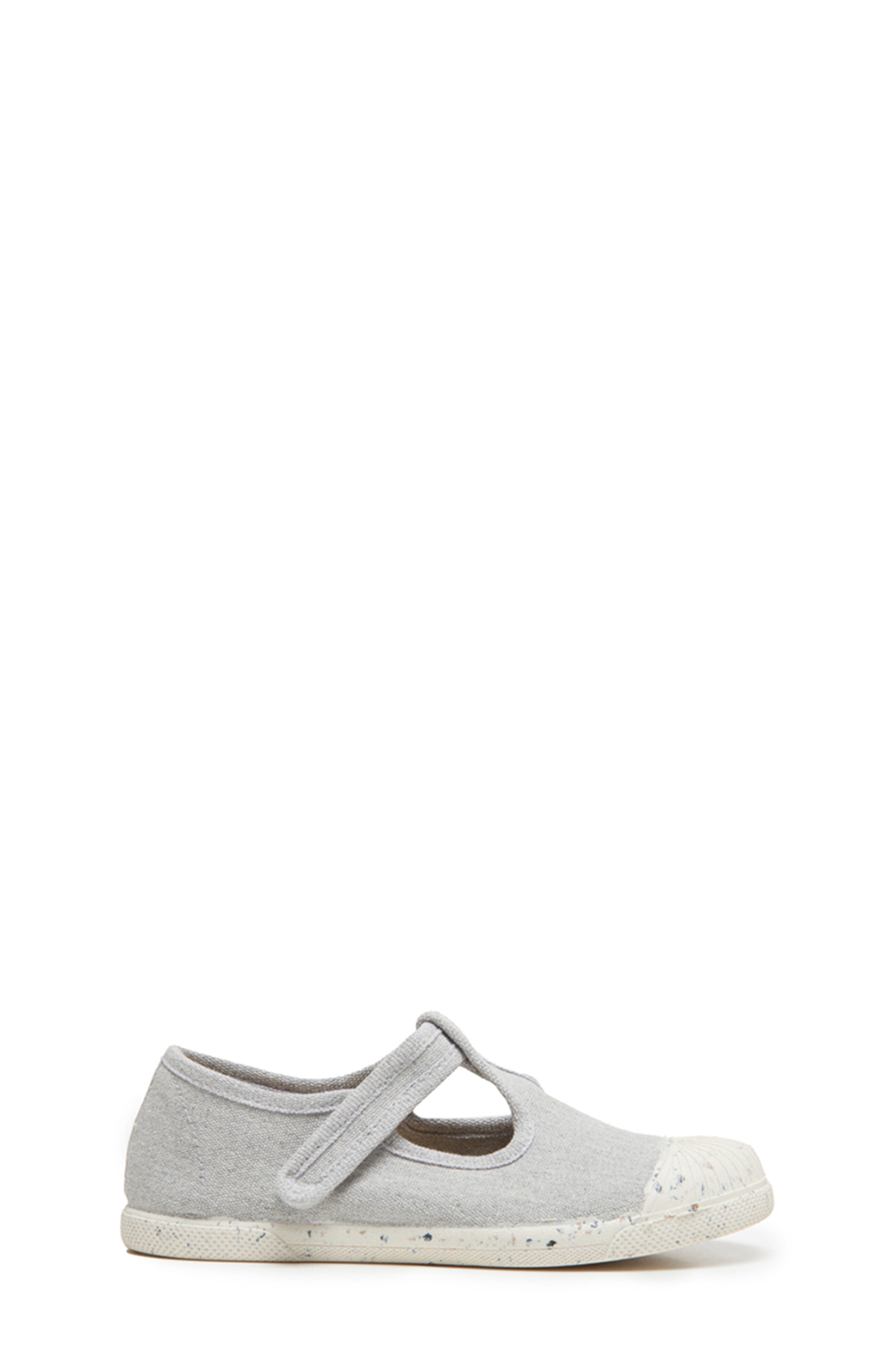 CHILDRENCHIC T-Strap Canvas Sneaker, Main, color, Grey