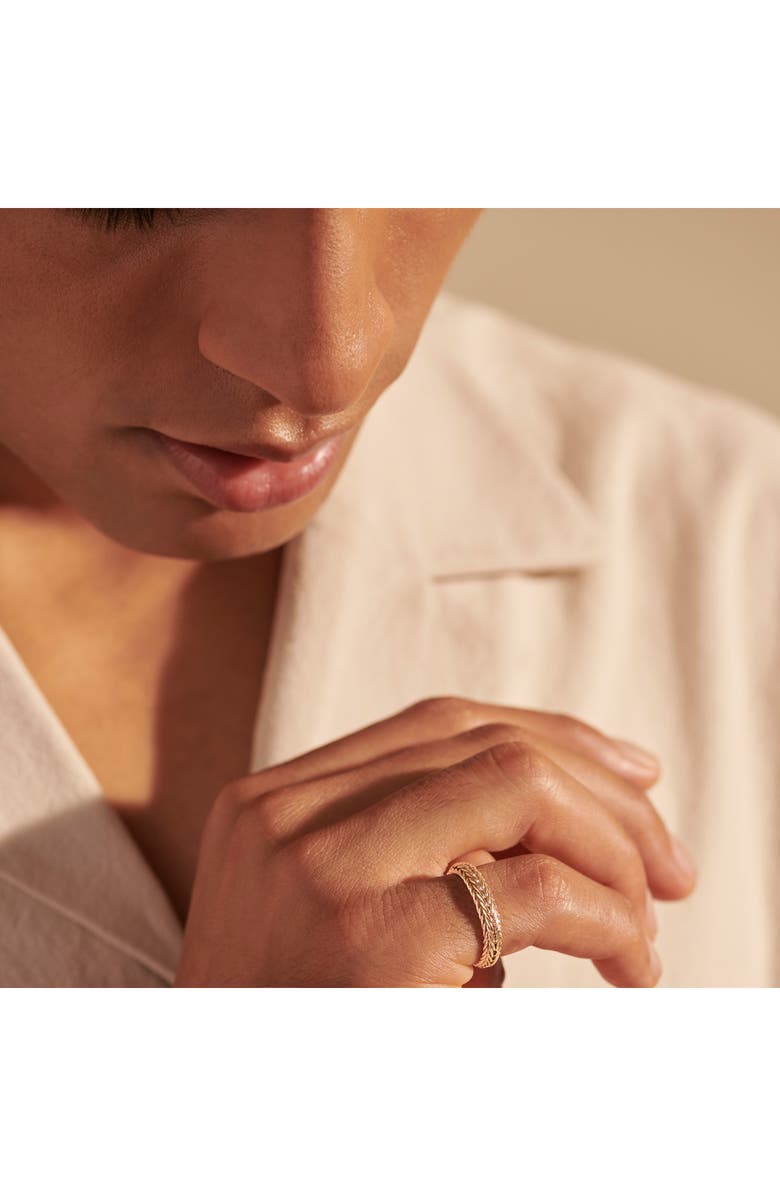 John Hardy Kami Chain Ring, Gold, 4.5mm, Alternate, color, Gold