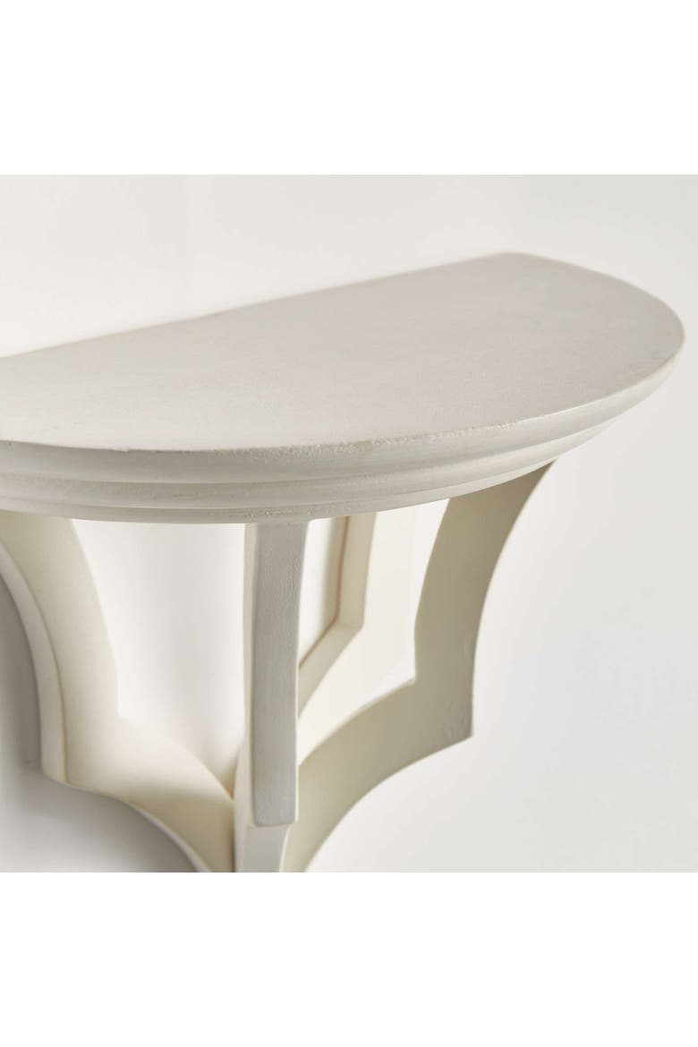 Bennett Antique White Floating Wall Shelf, Alternate, color, White