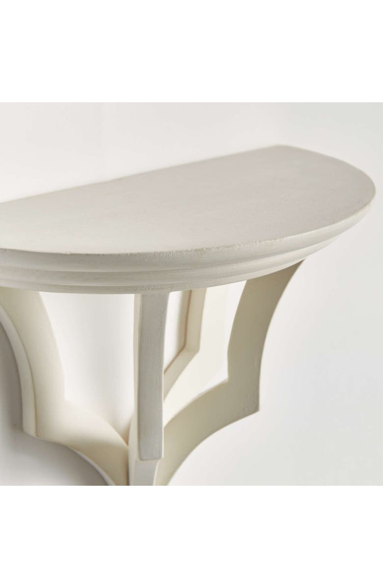 Napa Home & Garden Bennett Antique White Floating Wall Shelf, Alternate, color, White