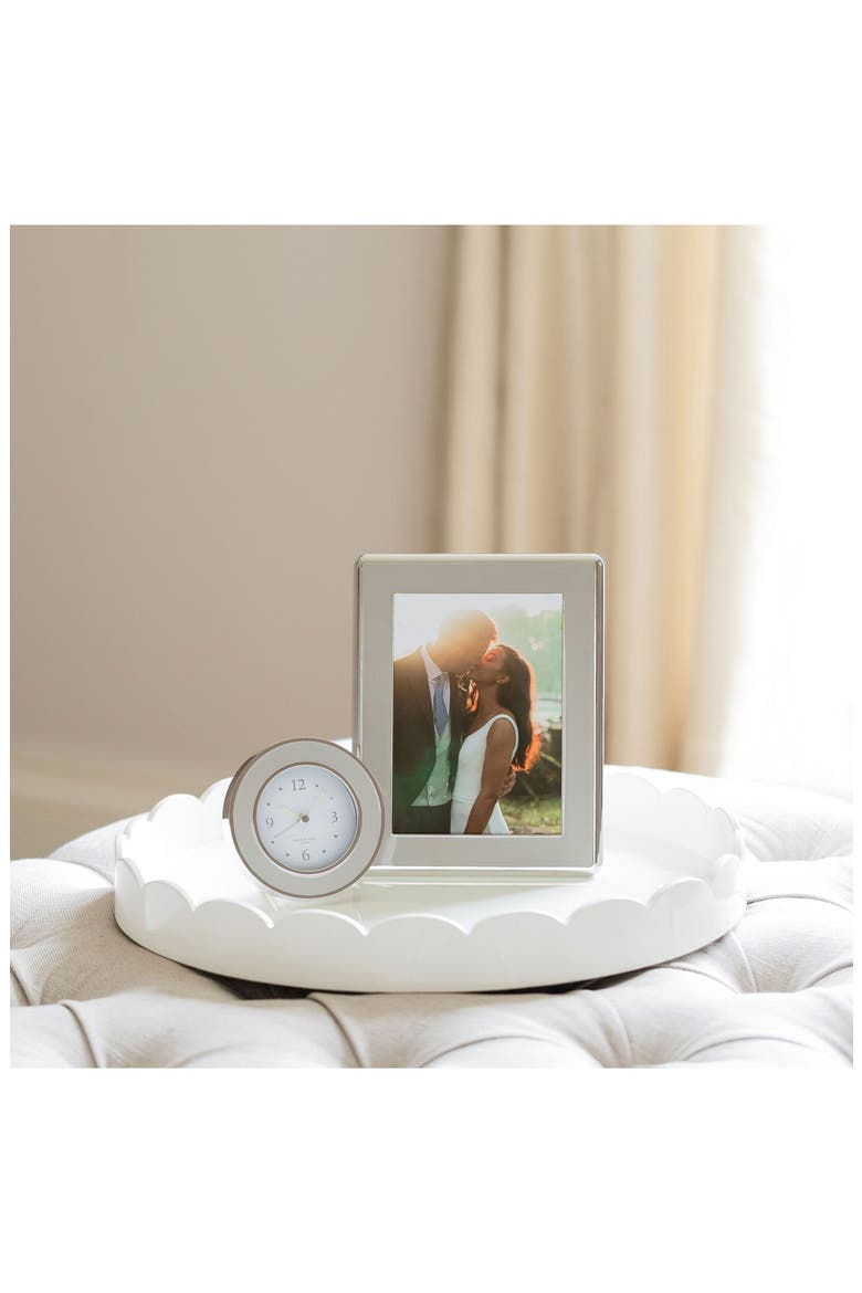 Chiffon Picture Frame, Alternate, color, GREY
