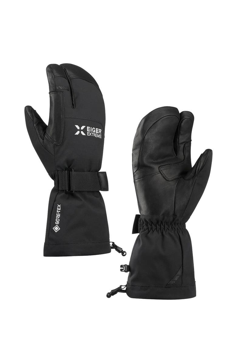 Mammut Eiger Nordwand Warm 3-Finger Glove, Alternate, color, Black