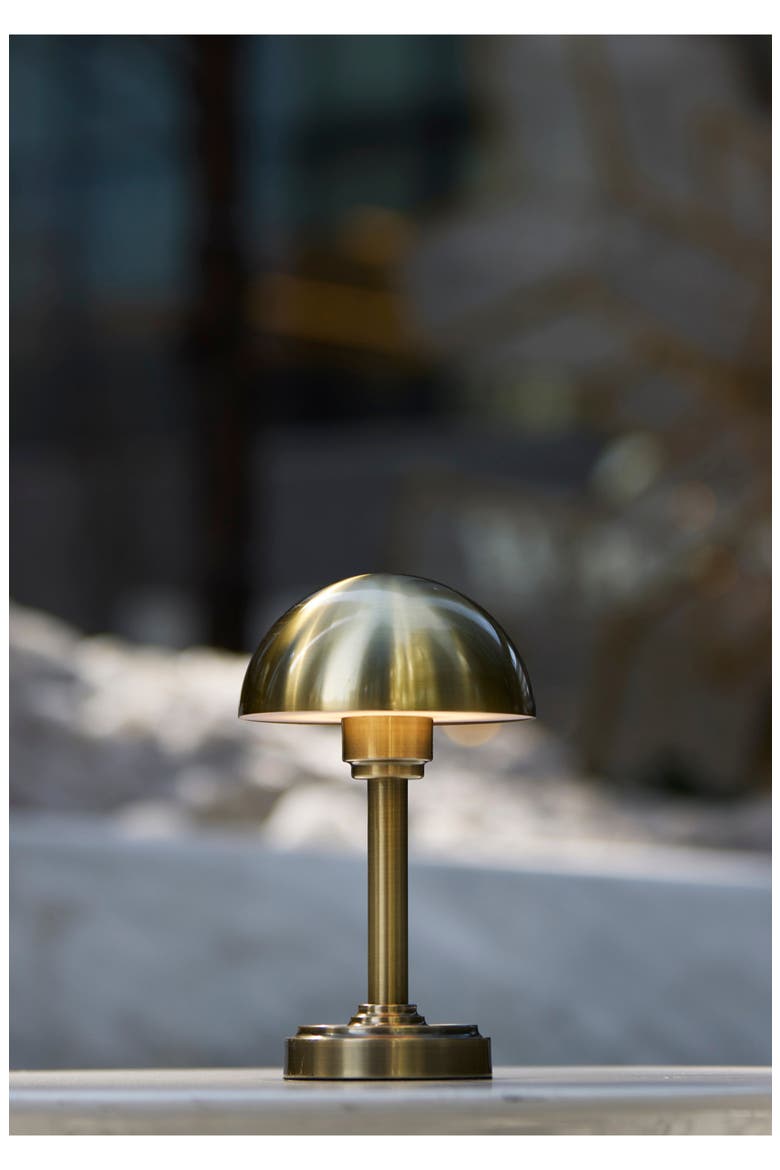 Ollie LED Cordless Table Lamp, Alternate, color, ANTIQUE BRASS